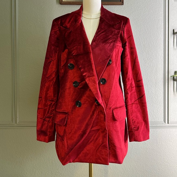 Free People Velvet Ashby Blazer - Picture 1 of 10